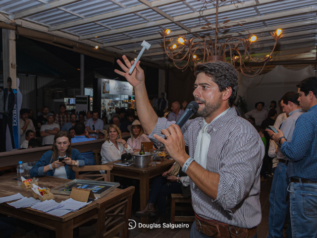 'Imagem de destaque do post: 'Leilão Noite dos Campeões movimenta R$ 251 mil e valoriza genética Brangus na Expointer 2025